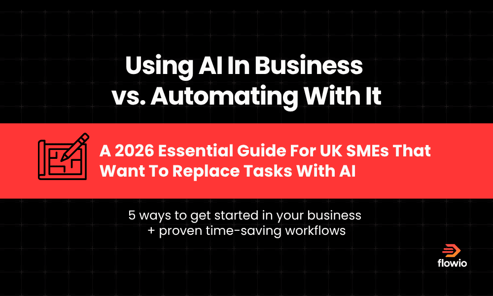 What is the difference between using AI in your business vs automating with it.