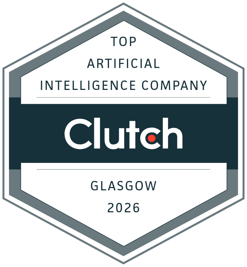 Top Artificial Intelligence Company, Glasgow 2026 badge